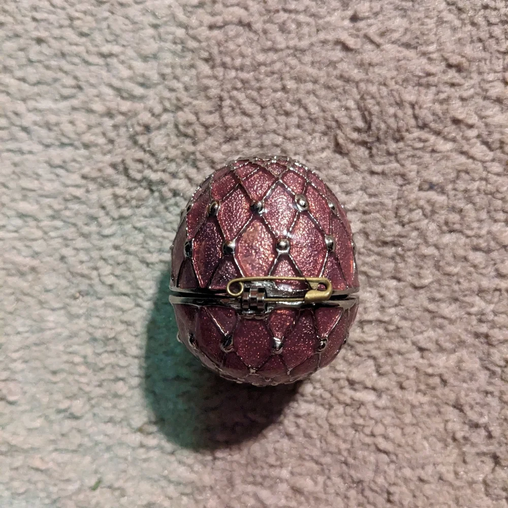 Fabergé egg styled clock - Picture 2 of 4